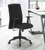 Optima Fabric High Back Ergonomic Chair in Black Colour