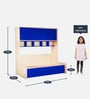 Optima Kids Sofa cum Bed in Blue Colour with Box Storage