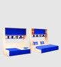 Optima Kids Sofa cum Bed in Blue Colour with Box Storage