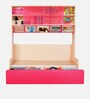 Optima Kids sofa cum Bed in Pink Colour with Box Storage