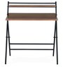 Optimal Folding Study Table in Walnut Finish
