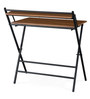 Optimal Folding Study Table in Walnut Finish