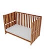 Optimus 3-in-1 Sheesham Wood Crib-cum-Bed-cum-Sofa In Natural Sheesham Finish