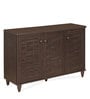 Optio Three Door Shoe Cabinet in Walnut Colour