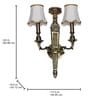 Opulent 24-Inch European Classic Double Sconce