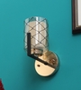 Opulent Brown & Gold Mild Steel Wall Light