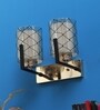 Opulent Brown & Gold Mild Steel Wall Light