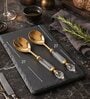 Opulent Gold Serving Cutlery Set