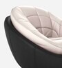 Opulent Leatherette 1 Seater Sofa in Black & Beige Colour