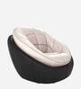 Opulent Leatherette 1 Seater Sofa in Black & Beige Colour