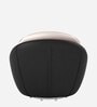 Opulent Leatherette 1 Seater Sofa in Black & Beige Colour