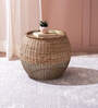 Opulent Wicker End Table 