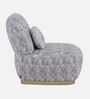 Opus Boucle Fabric 1 Seater Sofa With Flint Colour In Matte Finish Opus Boucle Fabric 1 Seater Sofa With Flint Colour In Matte Finish