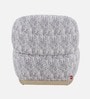 Opus Boucle Fabric 1 Seater Sofa With Flint Colour In Matte Finish Opus Boucle Fabric 1 Seater Sofa With Flint Colour In Matte Finish