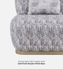 Opus Boucle Fabric 1 Seater Sofa With Flint Colour In Matte Finish Opus Boucle Fabric 1 Seater Sofa With Flint Colour In Matte Finish
