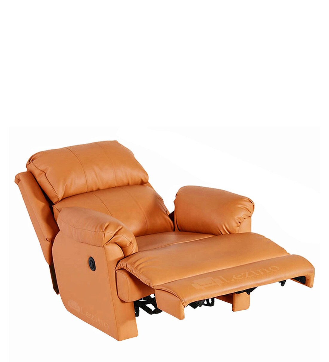 Buy Orany 1 Seater Electric Recliner in Orange Colour by Lezino Online Motorized 1 Seater