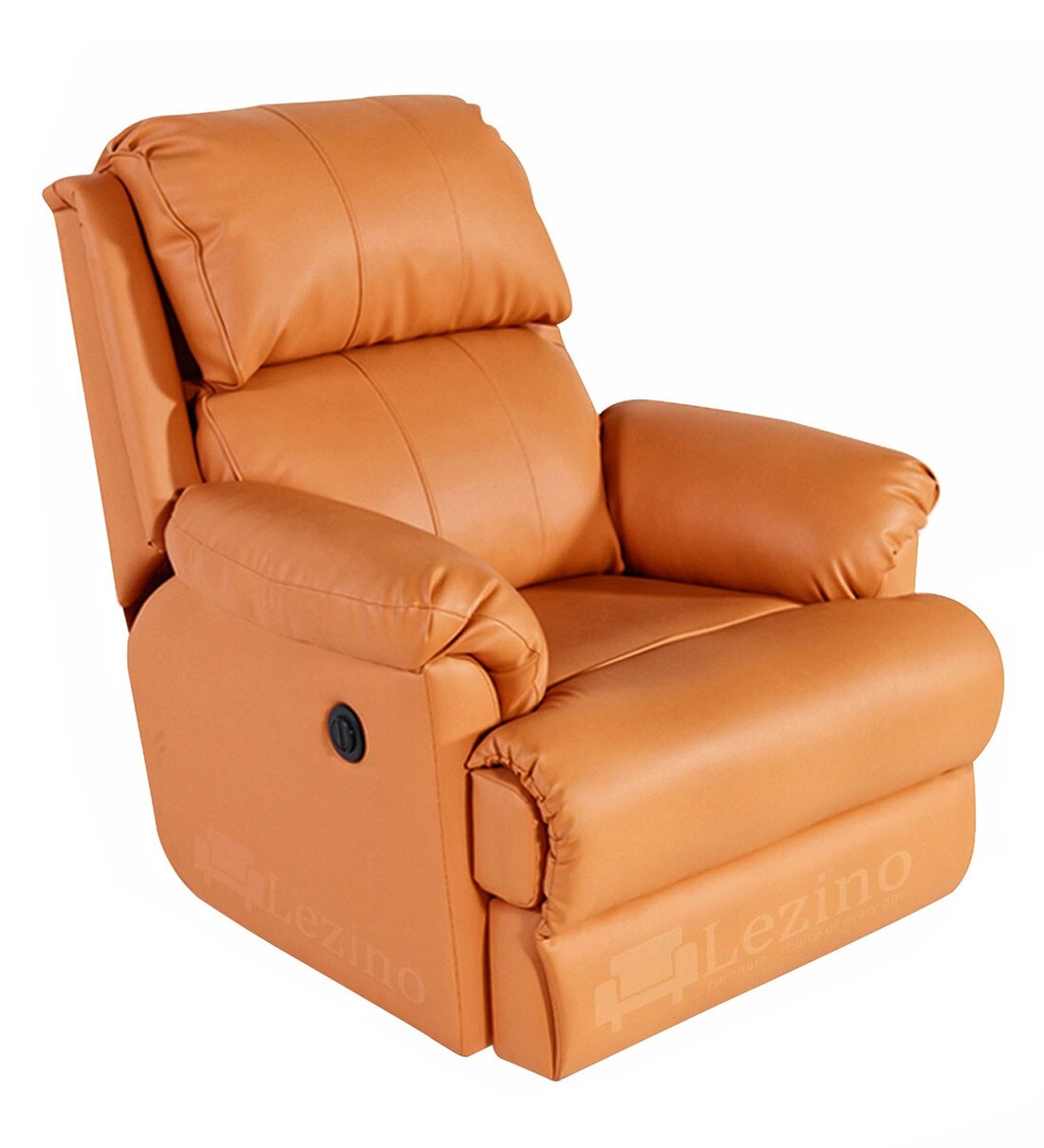 Buy Orany 1 Seater Electric Recliner in Orange Colour by Lezino Online Motorized 1 Seater