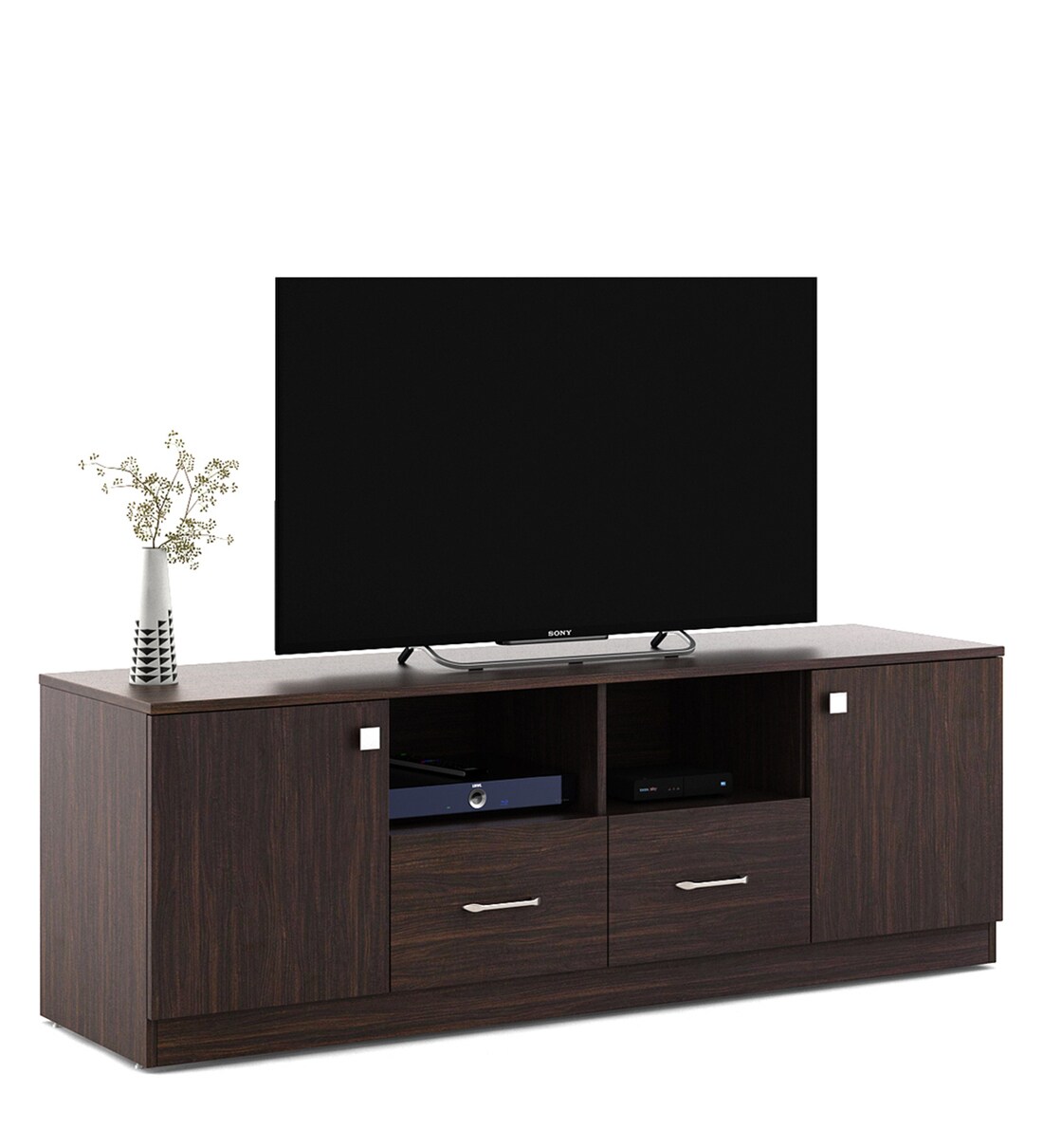 Buy Orchid TV Console for TVs in Choco Walnut Finish for TVs up to 55