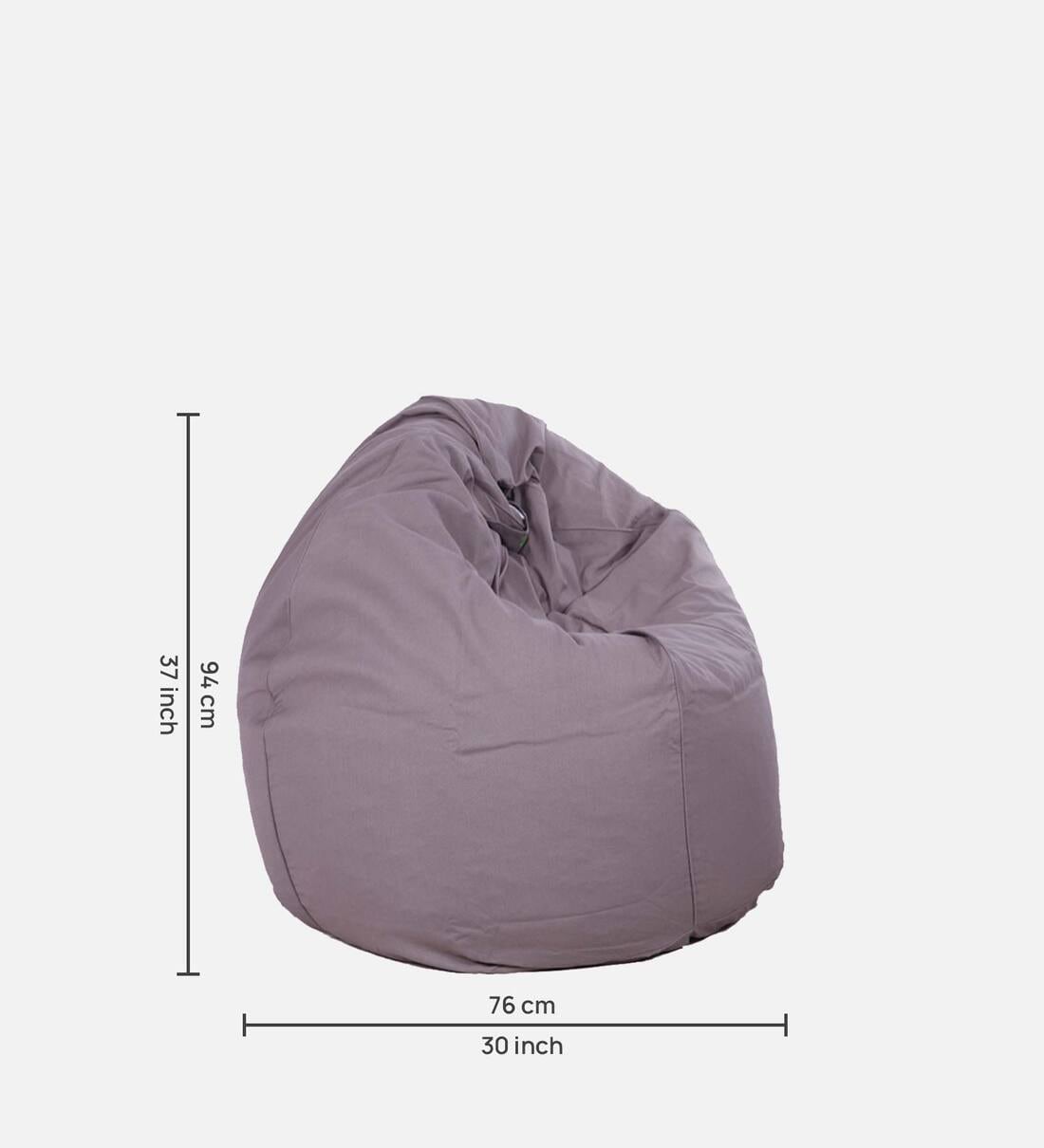 Grey discount bean bag