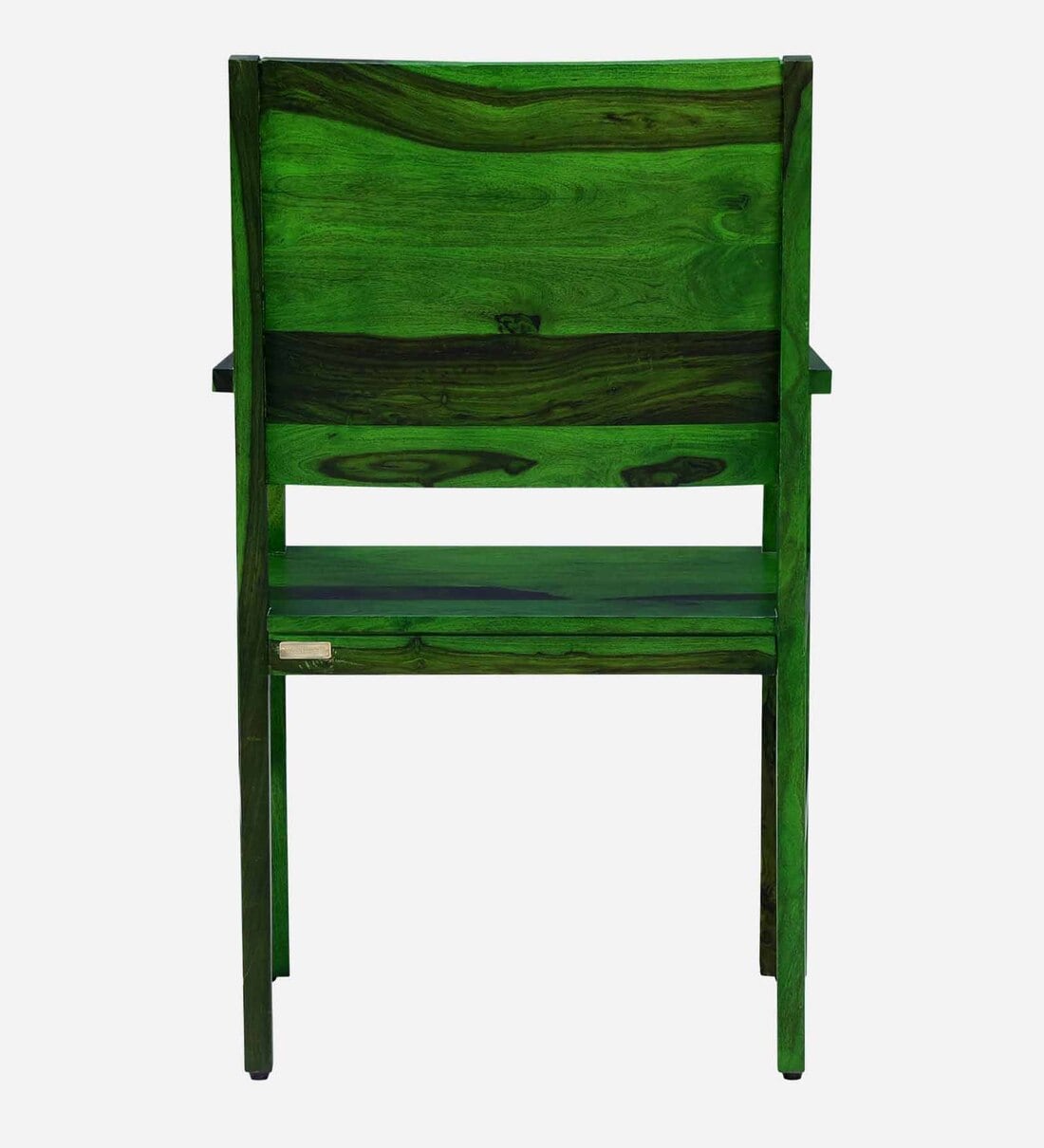 Buy Oriel Sheesham Wood Arm Chair In Spring Green Finish By Woodsworth Online Arm Chairs