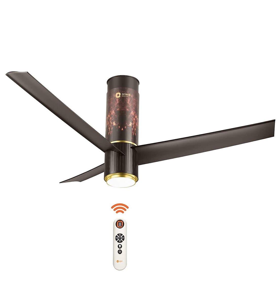 Buy Orient Electric Aeroslim 1200mm BLDC motor Smart Ceiling Fan with IOT, Remote & Under light