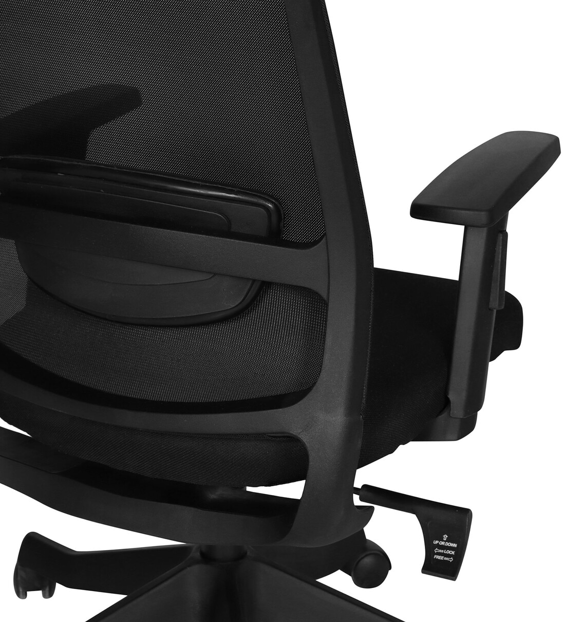 Buy Orion Breathable Mesh Ergonomic Chair in Black Colour Online