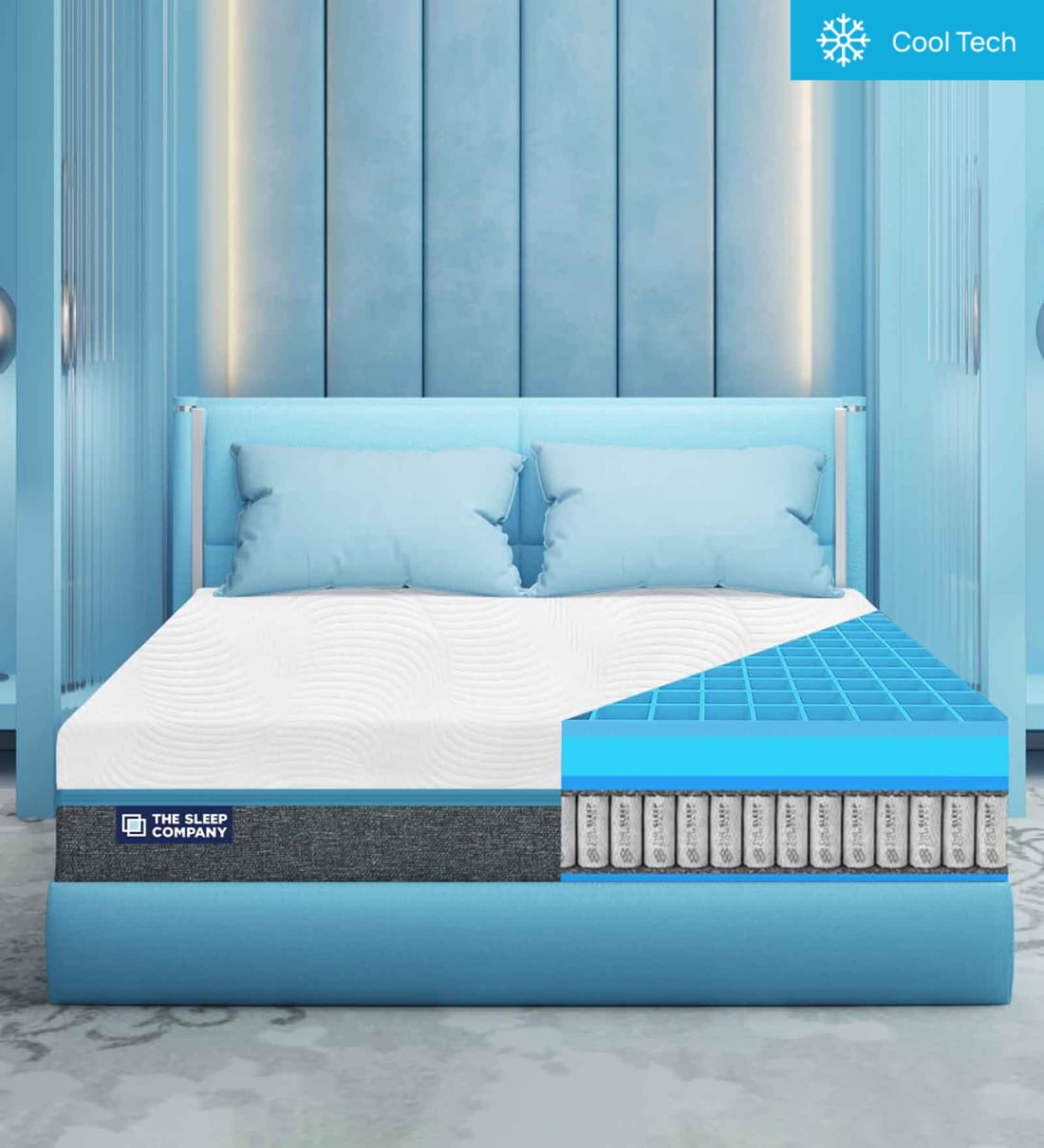 Buy Ortho Hybrid SmartGrid 10 inch HR Foam Queen Size Mattress