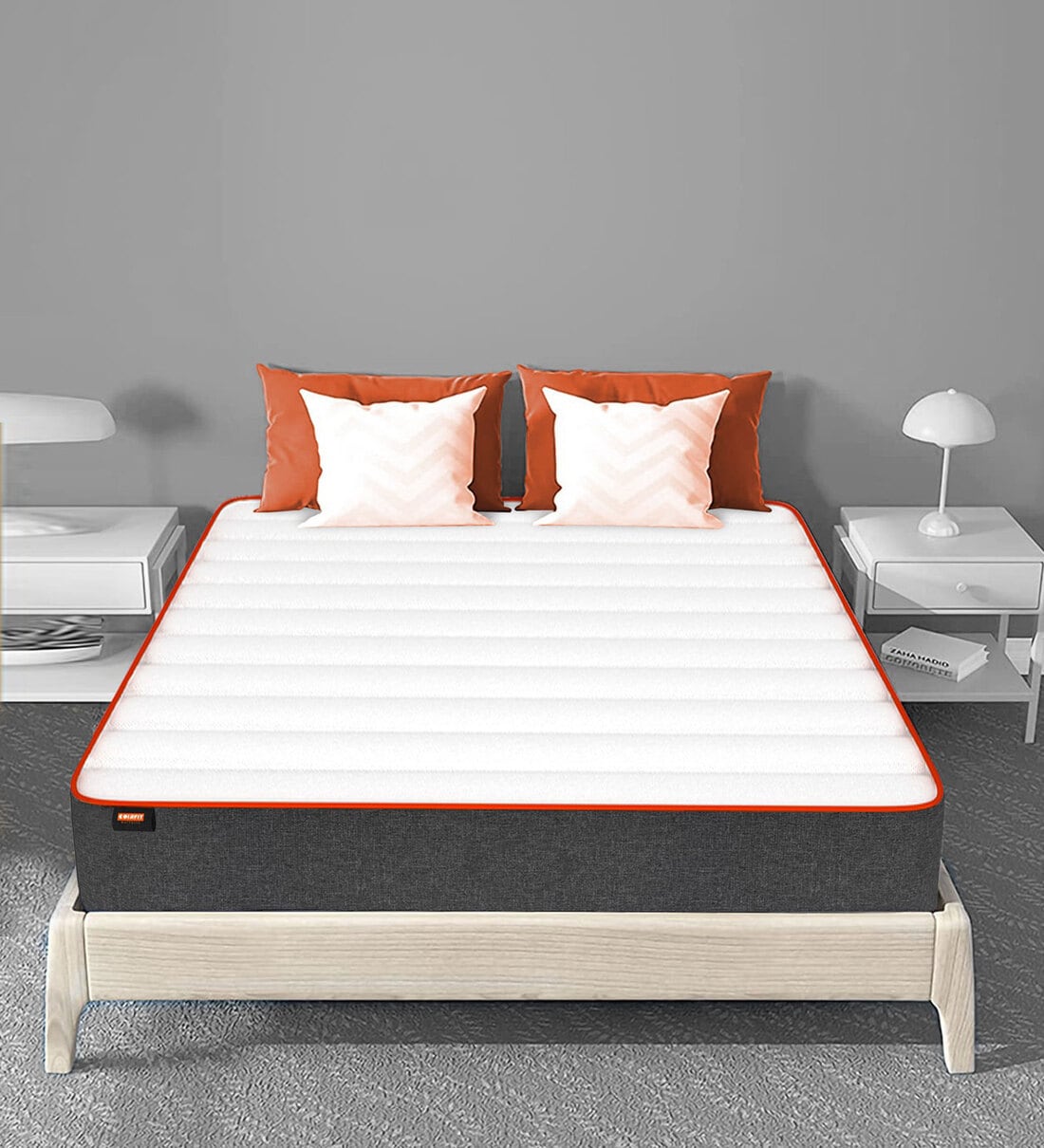 Buy Ortho 8 Inches Memory Foam Single Size Mattress with HerbFRESH