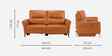 Orchard Motorised 2 Seater Recliners With Type C & USB Port In Brown Color