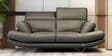 Orlando Leatherette 2 Seater Sofa In Grey Colour