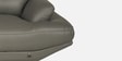 Orlando Leatherette 2 Seater Sofa In Grey Colour