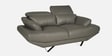 Orlando Leatherette 2 Seater Sofa In Grey Colour