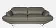 Orlando Leatherette 3 Seater Sofa In Grey Colour
