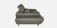 Orlando Leatherette 3 Seater Sofa In Grey Colour