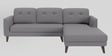 Orlin Fabric LHS Sectional Sofa in Light Grey Colour