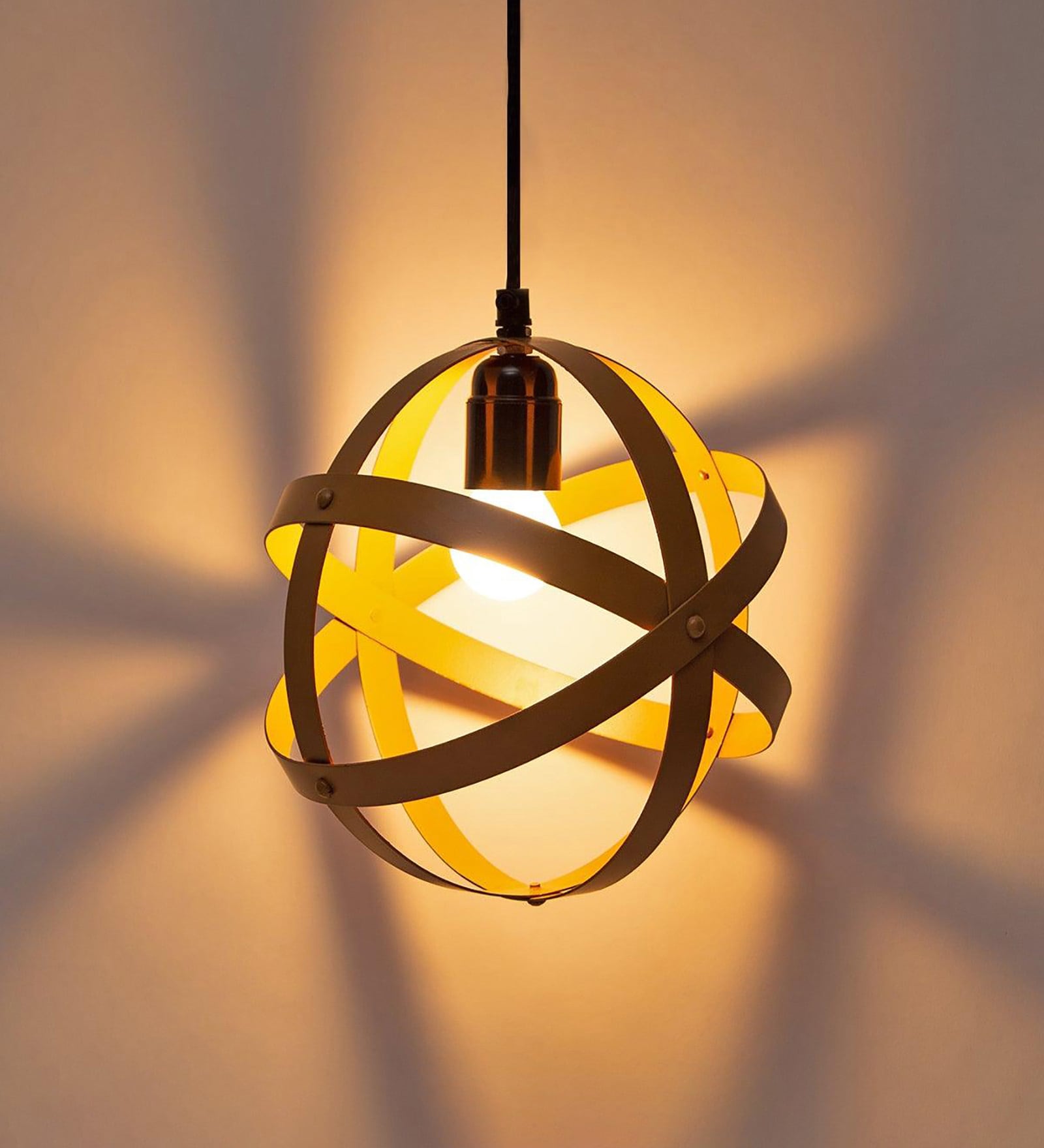 Oralee Gold Mild Steel Hanging Light