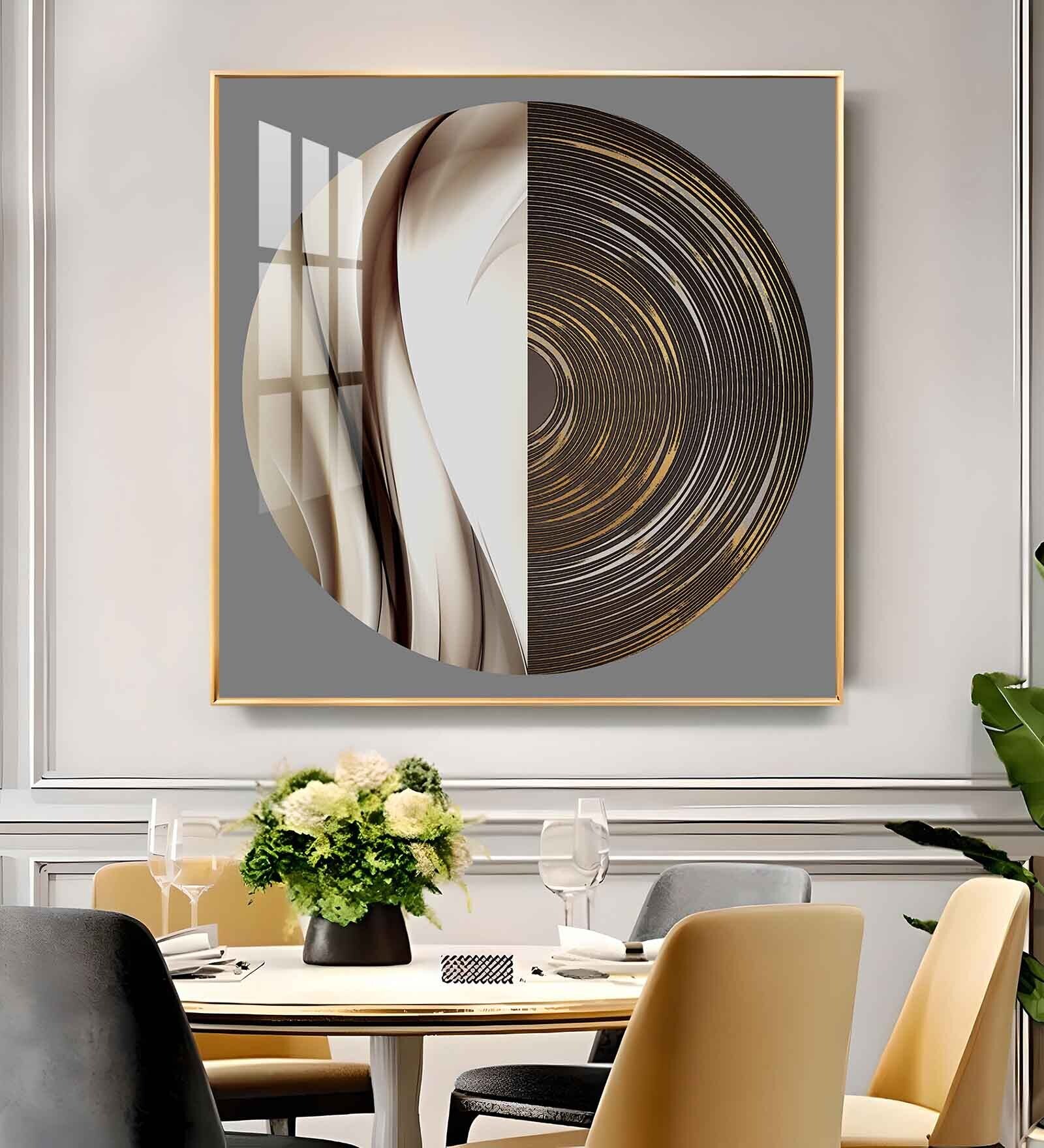 Orbit Dreamday Glass Finish Square Wall Art