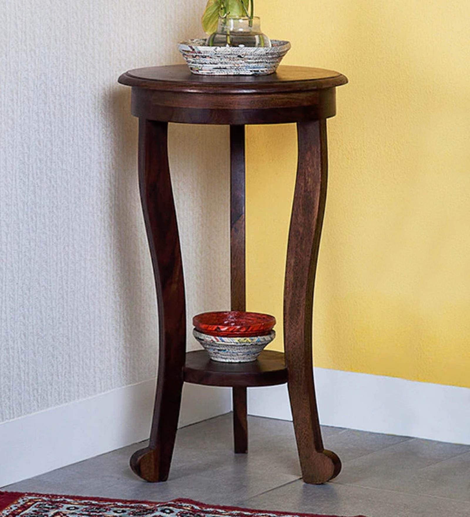 Buy Oregon End Table in Provincial Teak Finish on Rent Online End