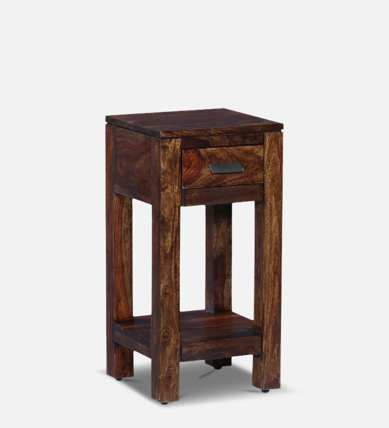 Oriel Sheesham Wood End Table In Provincial Teak Finish