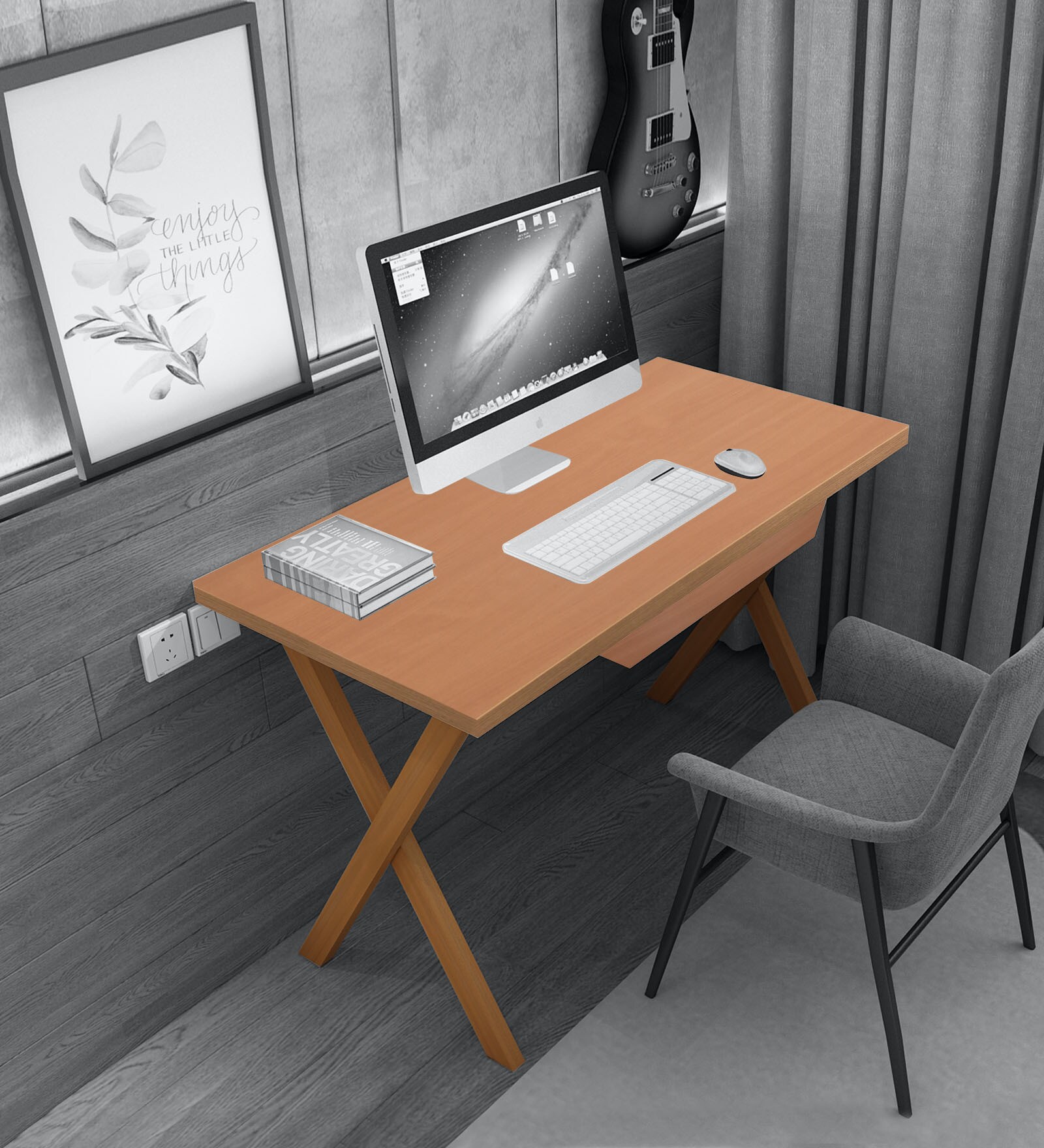 Buy Oriel Foldable Writing Table in Bavarian Beech Finish at 100% OFF ...