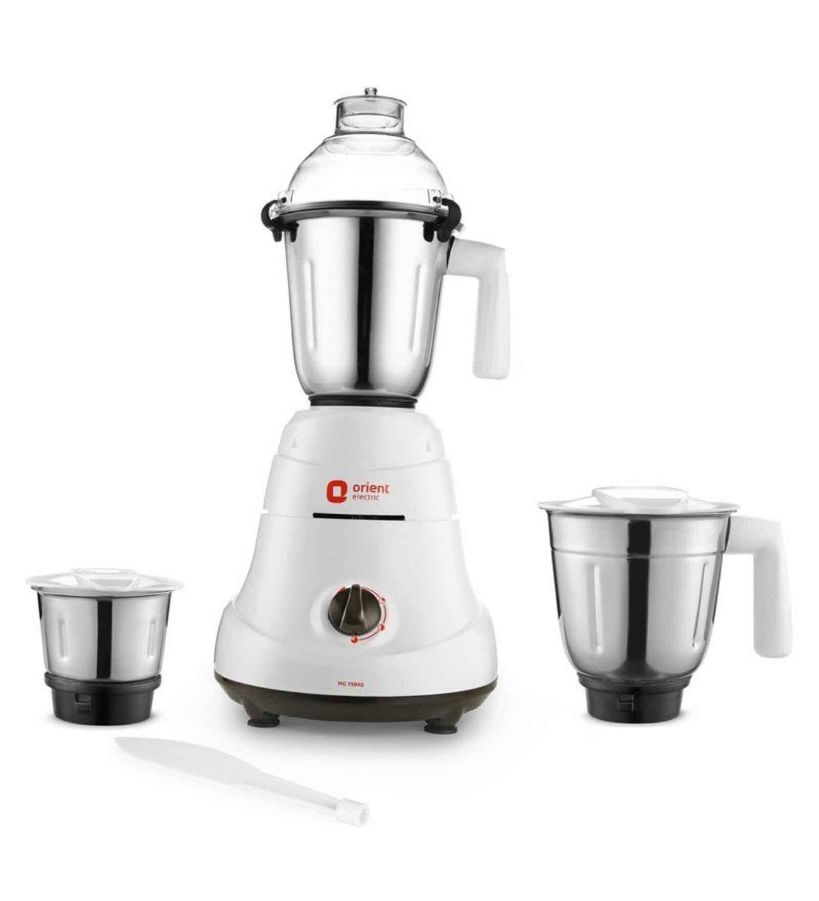 Buy Orient Electric Adele MGAD75G3 750Watt Mixer Grinder with 3 Jars