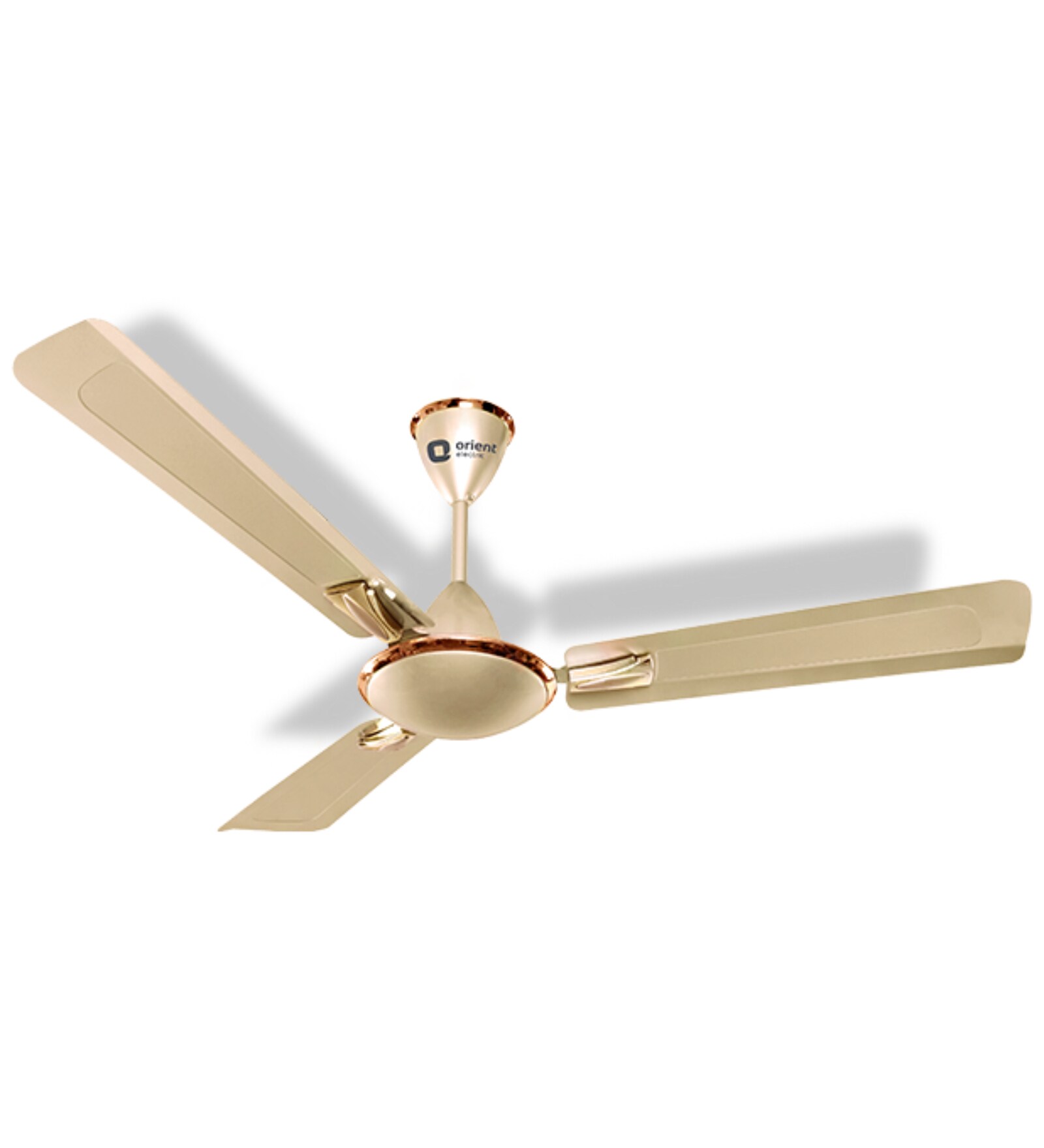 Orient Electric Gratia 1200mm Decorative Ceiling Fan (Metallic Ivory)