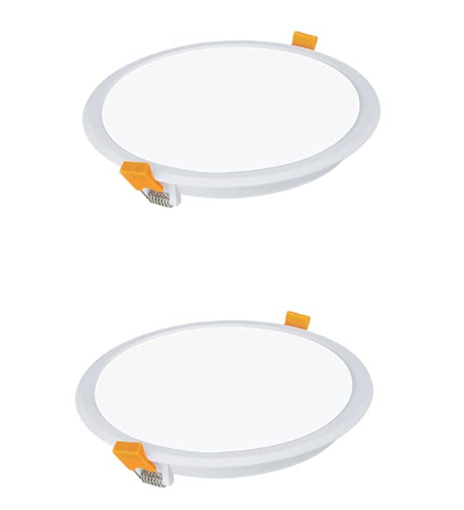 Electric Led Panel Recess- Backlit 10 Watt Round (Cool Day Light) Set Of 2