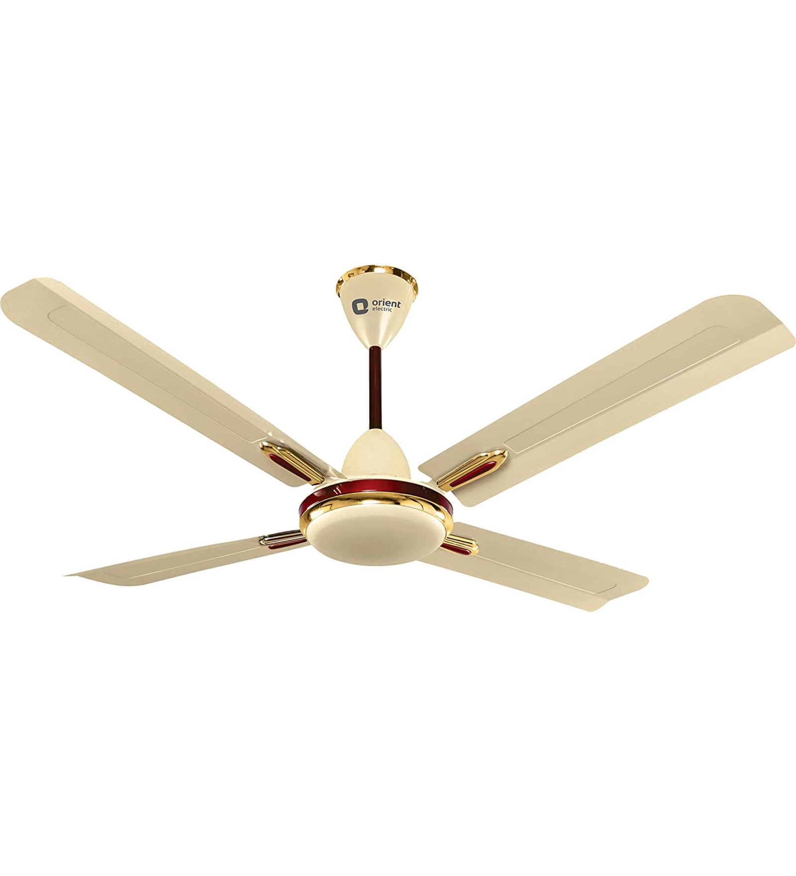 Buy Orient Electric Quadro Ornamental 1200mm Ceiling Fan (Metallic