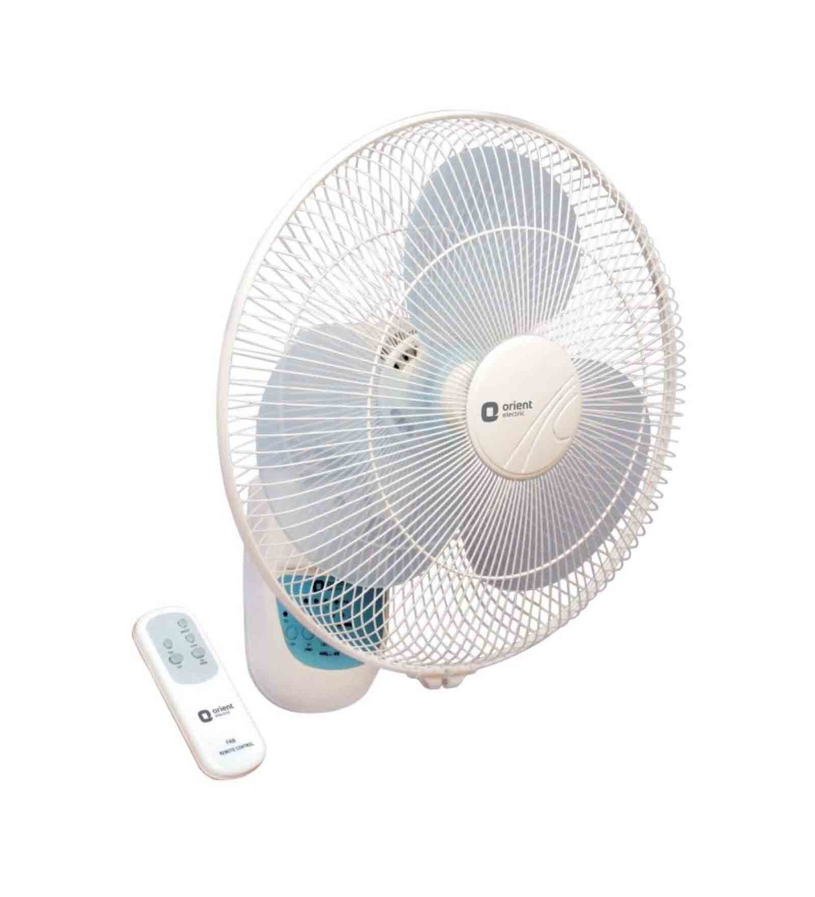 Orient Electric Wall-49 400mm Wall Fan with Remote (Crystal White)