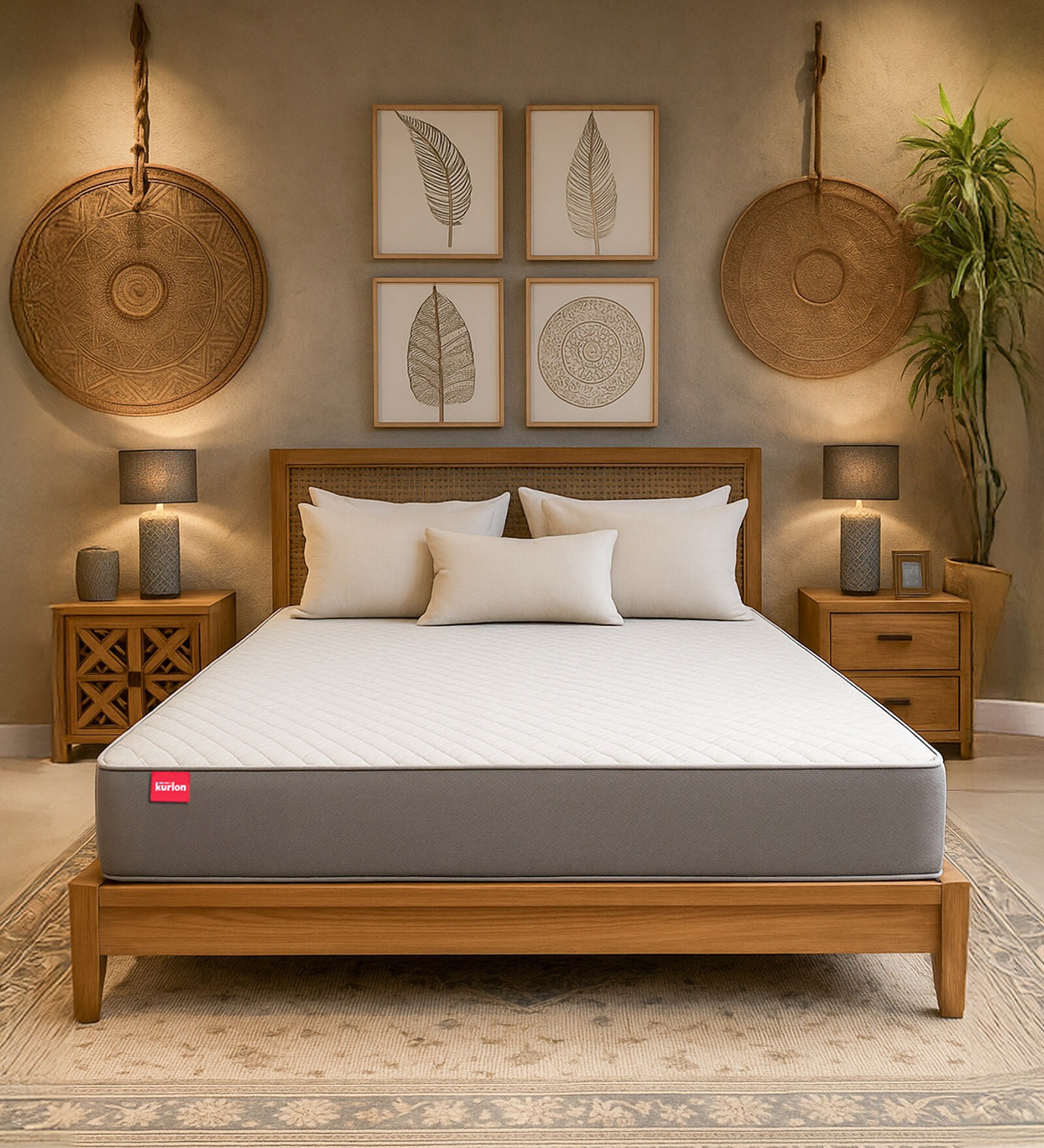 Ortho 5 Inch HR & Memory Foam King Size Mattress