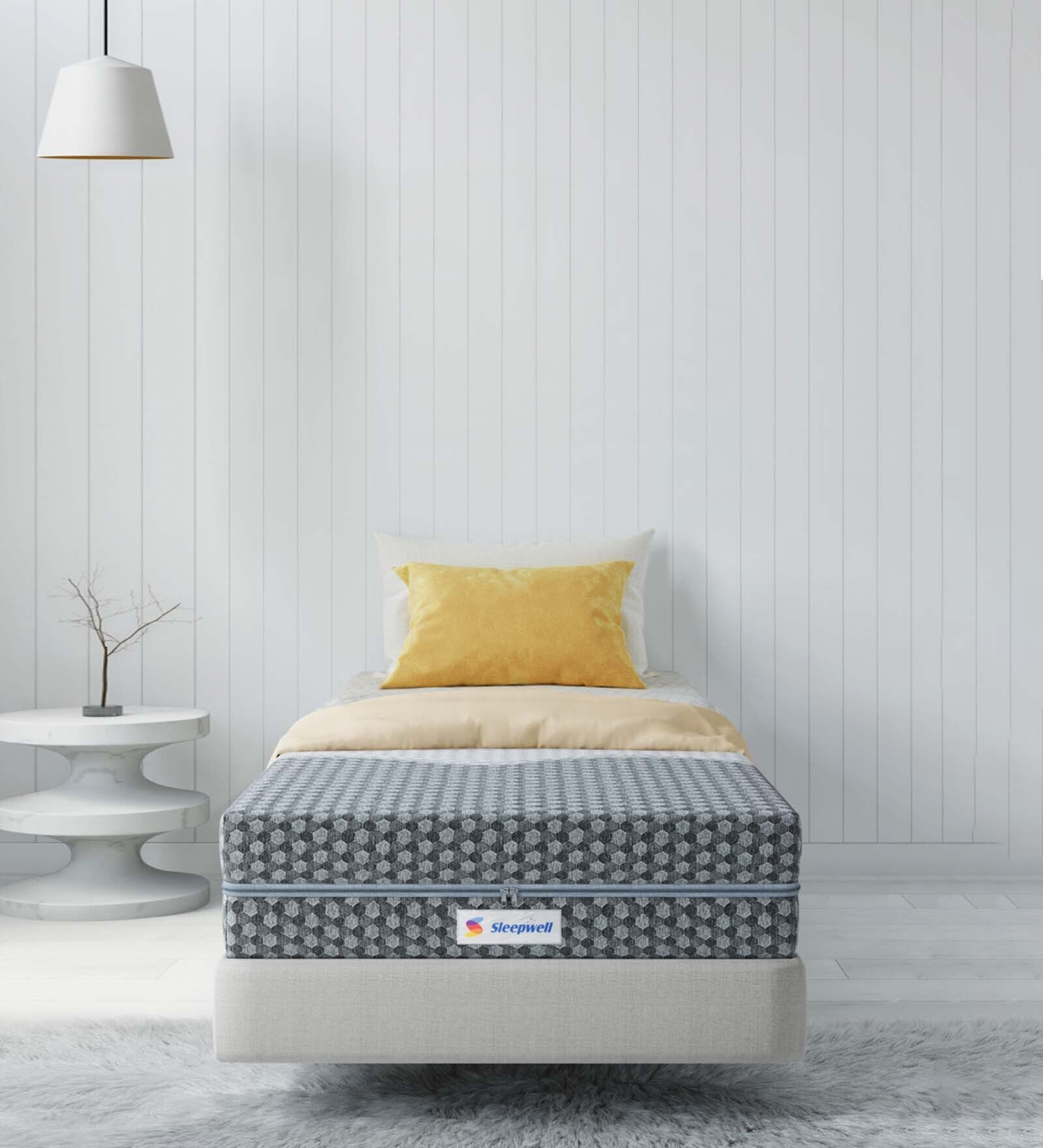 Buy OrthoPro 78 Length 6 inch Pocketed Spring Single Mattress at 10 OFF by Sleepwell Pepperfry
