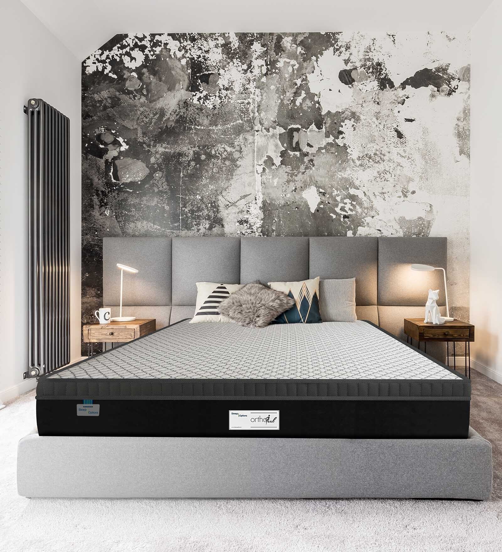Orthofeel 8 inch Rebonded Foam Queen Size Mattress