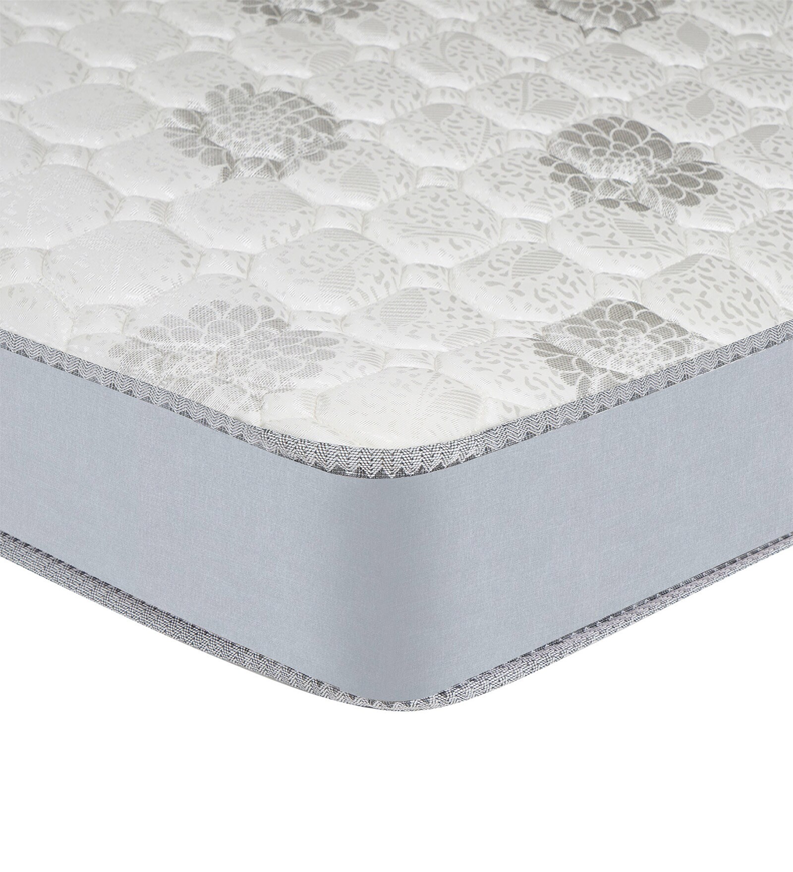 Lumbar Support Queen Size Orthopaedic  Bonded Foam Mattress (White, 72x60x4)