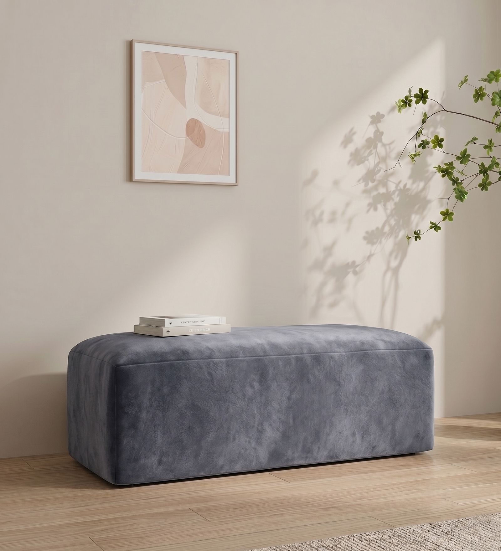 Orvyn Softform Bench In Blue Colour